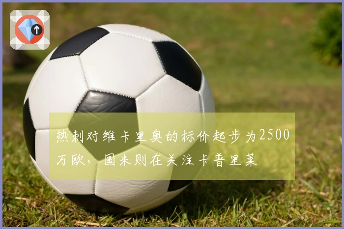 热刺对维卡里奥的标价起步为2500万欧，国米则在关注卡普里莱